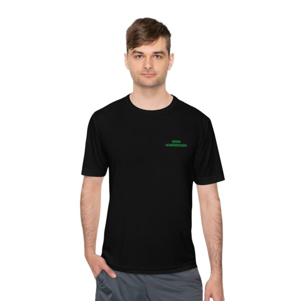Home Brewers Unisex Moisture Wicking Tee Original Logo
