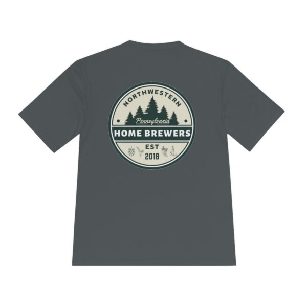 Home Brewers Unisex Moisture Wicking Tee Logo 2 - Image 6