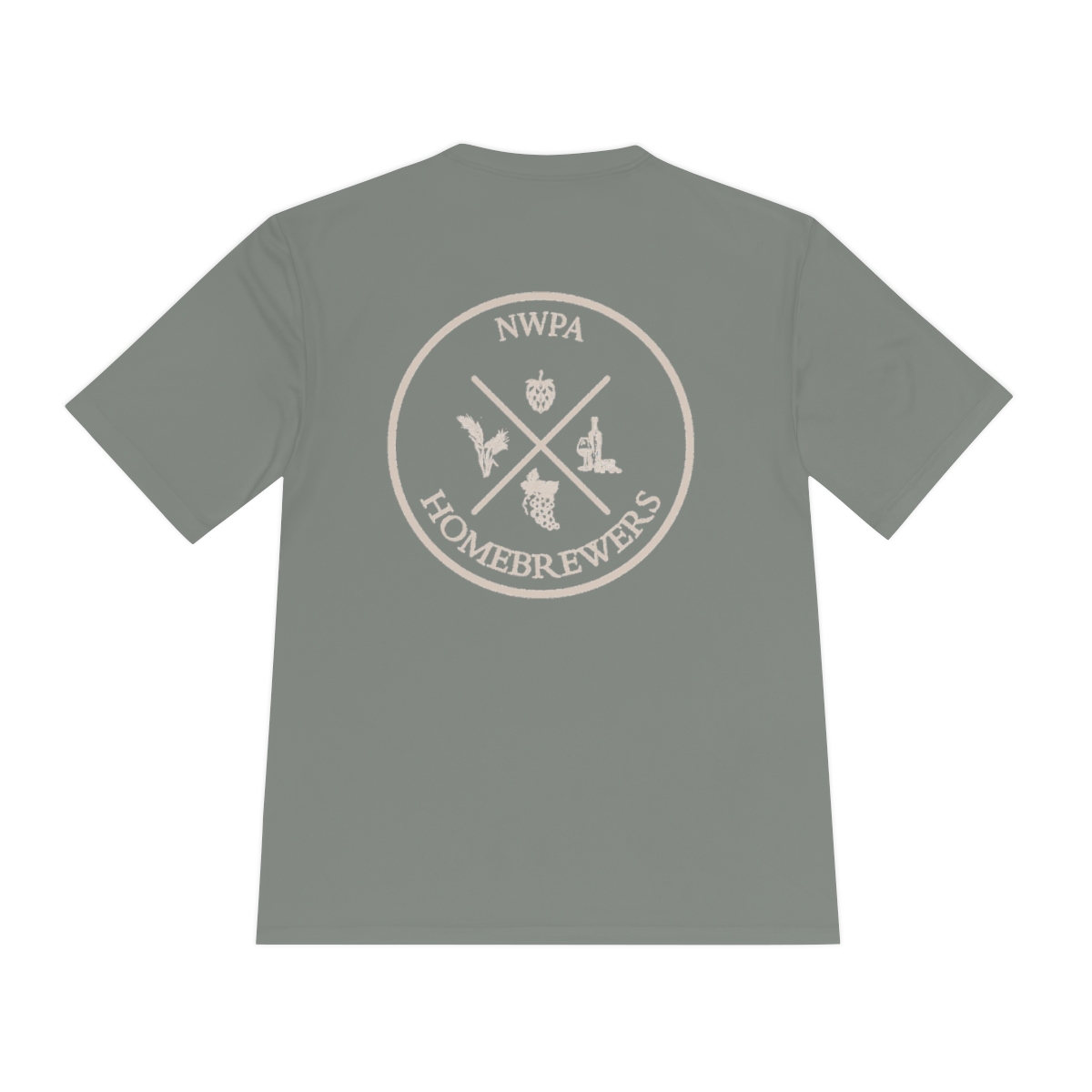 Home Brewers Unisex Moisture Wicking Tee Logo 1 - Image 26