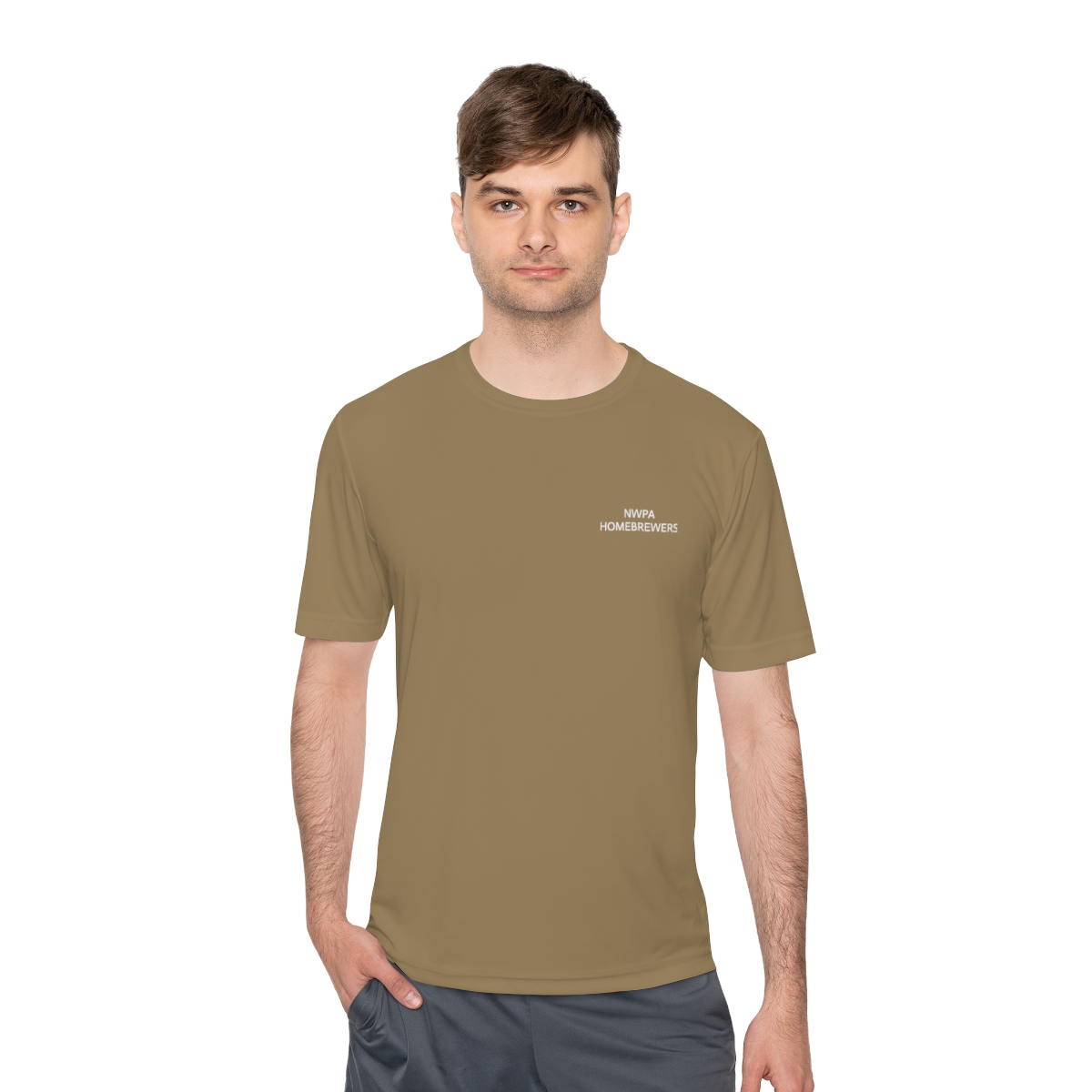 Home Brewers Unisex Moisture Wicking Tee Logo 1 - Image 15