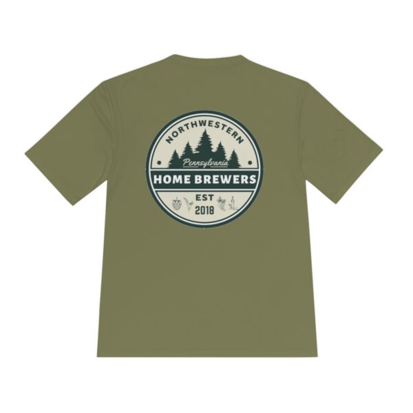 Home Brewers Unisex Moisture Wicking Tee Logo 2 - Image 22