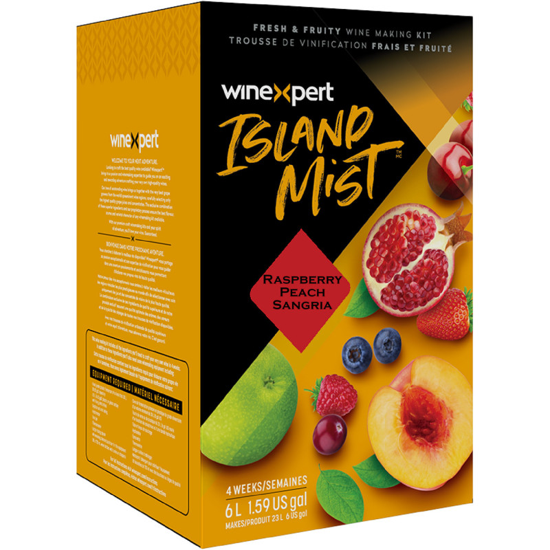 Island Mist Raspberry Peach Sangria 6L Wine Kit