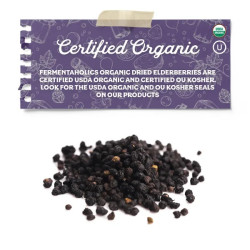 Organic Dried Elderberries (16oz)