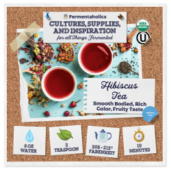 Organic Dried Hibiscus Flowers (4oz)