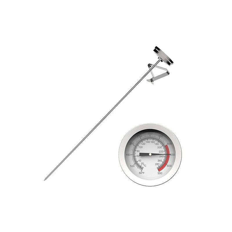 12" Stainless Steel Thermometer