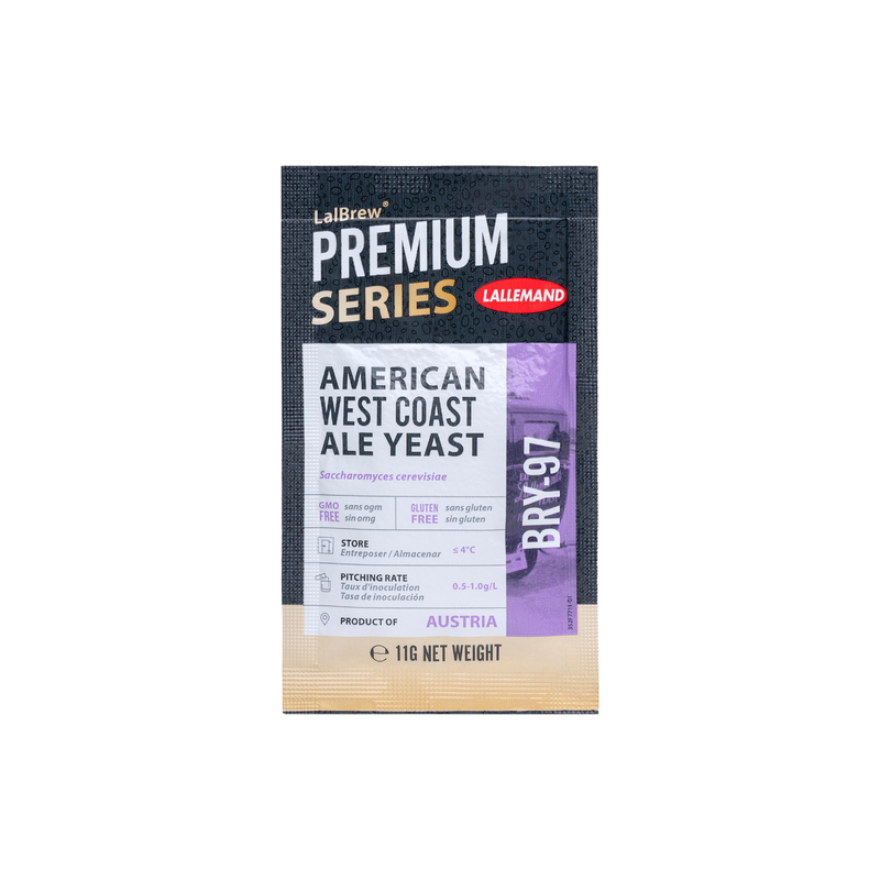 LalBrew Premium American West Coast Ale Yeast 11 Grams LalBrew Premium American West Coast Ale Yeast 11 Grams