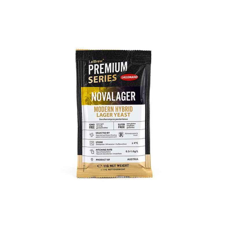 LalBrew Premium NOVALager Yeast 11 Grams