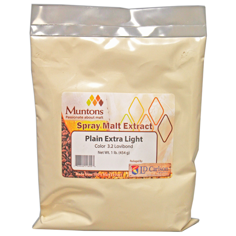 Muntons Plain Extra Light Spray Dried Malt Extract 1 Lb Muntons Plain Extra Light Spray Dried Malt Extract 1 Lb