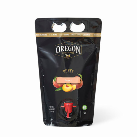 Oregon Fruit Peach Puree 49 Oz Pouch