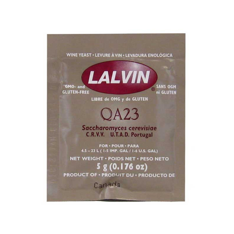 Qa23 Lalvin Active Freeze-Dried Wine Yeast Qa23 Lalvin Active Freeze-Dried Wine Yeast