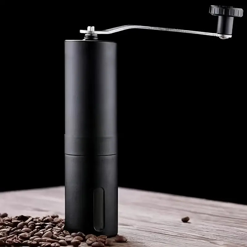 Stainless Steel Hand-Operated Coffee Burr Grinder