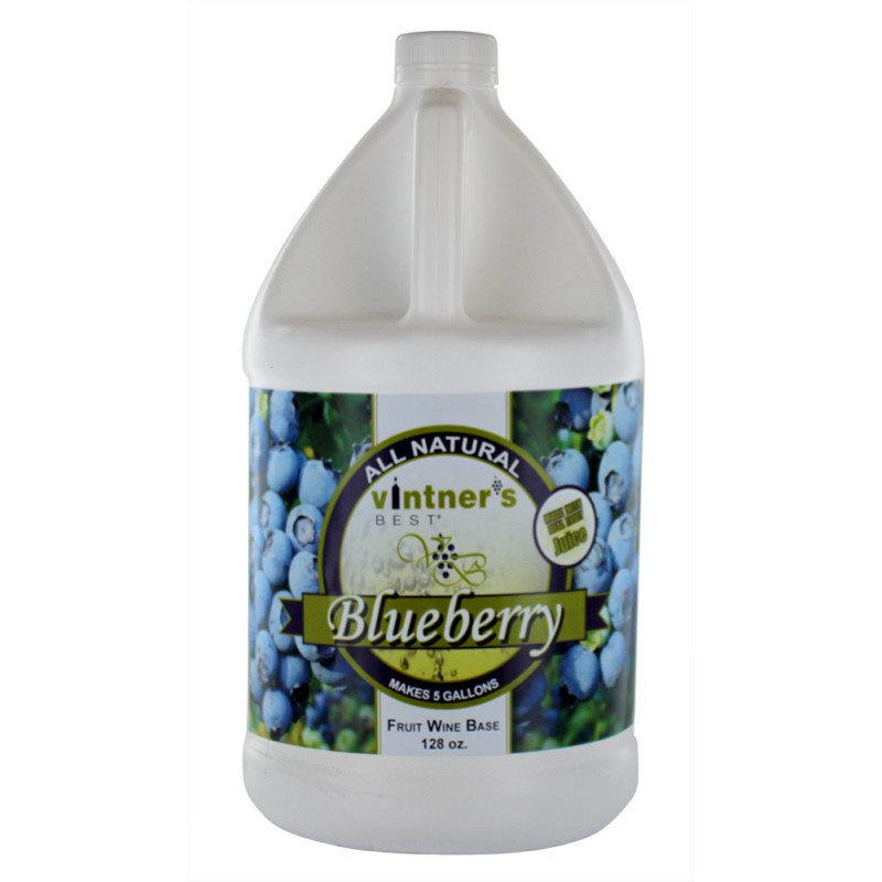 Vintner'S Best® Blueberry Fruit Wine Base 128 Oz (1 Galllon) Vintner'S Best® Blueberry Fruit Wine Base 128 Oz (1 Galllon)