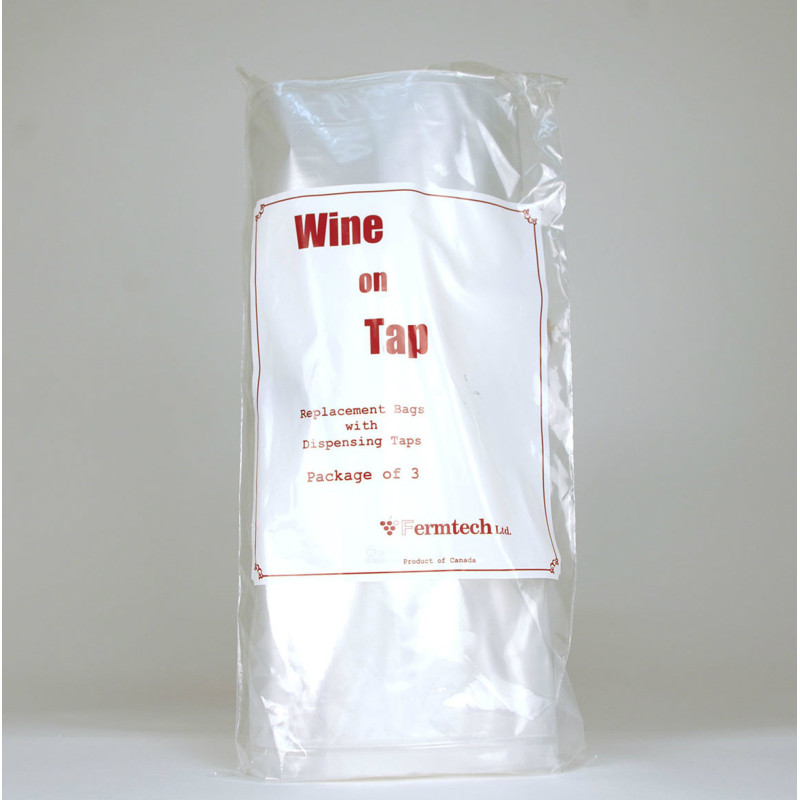 Wine On Tap & A'Pour Bags Replacement Pack Of 3