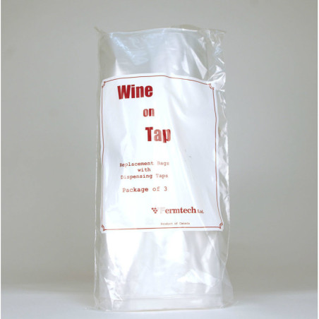 Wine On Tap & A'Pour Bags Replacement Pack Of 3