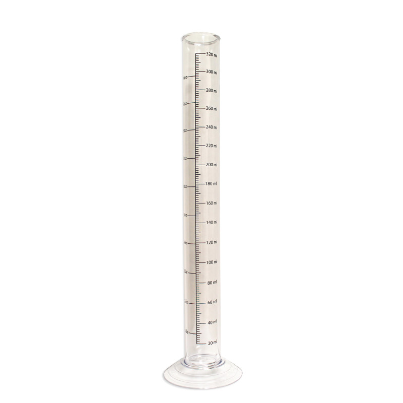 14" One-Piece Plastic Hydrometer Test Jar