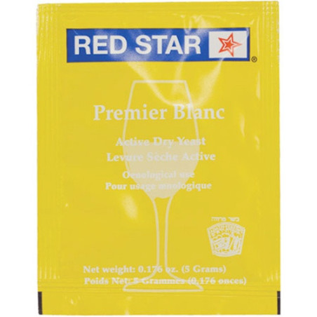Premier Blanc Red Star 5 Gram Wine Yeast