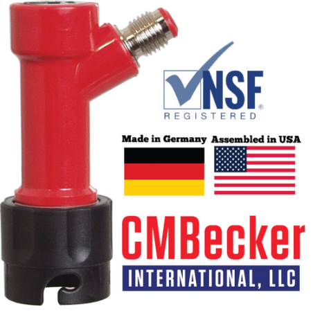 CMBecker Pin Lock Quick Disconnect (QD) | Beverage Out | Flared