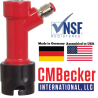 CMBecker Pin Lock Quick Disconnect (QD) | Beverage Out | Flared