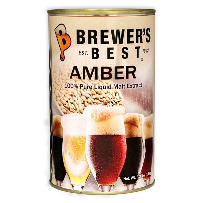 Brewers Best® Amber Liquid Malt Extract 3.3 Lb Brewers Best® Amber Liquid Malt Extract 3.3 Lb