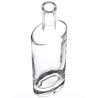 750 ml Clear Glass St. Louis Oval Liquor Bottle 21.5 mm Bar Top Neck Finish