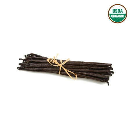 Organic Madagascar Vanilla Beans - Whole Grade A Vanilla Pods