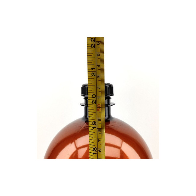 KegLand Oxebar Mono PET Keg | Plastic Reusable Bottle | Cary Handle & Reusable Screw Cap Included | 2.1 Gallons | 8L