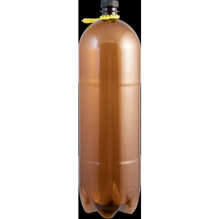 KegLand Oxebar Mono PET Keg | Plastic Reusable Bottle | Cary Handle & Reusable Screw Cap Included | 2.1 Gallons | 8L