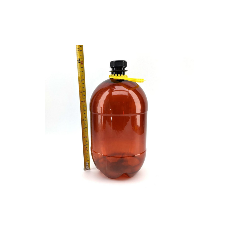 KegLand Oxebar Mono PET Keg | Plastic Reusable Bottle | Cary Handle & Reusable Screw Cap Included | 1 Gallon | 4L