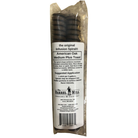 American Oak Infusion Spirals Medium Plus