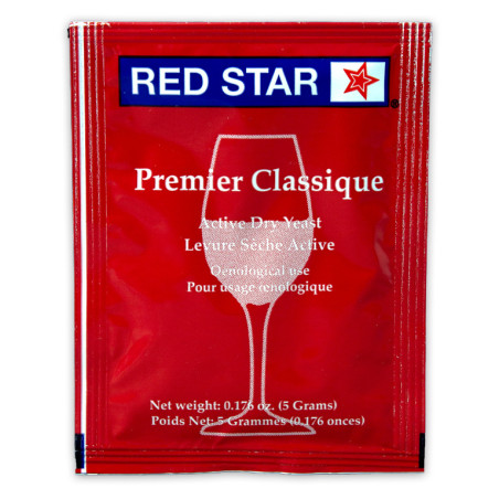Red Star Premier Classique Wine Yeast 5g
