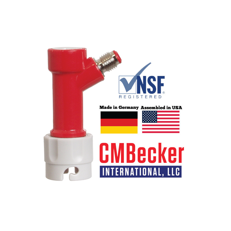 CMBecker Pin Lock Quick Disconnect (QD) | Gas In| Flared CMBecker Pin Lock Quick Disconnect (QD) | Gas In| Flared
