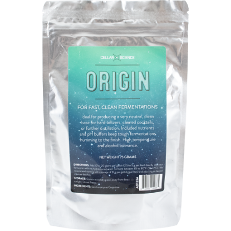 CellarScience® ORIGIN Dry Seltzer/Distillers Yeast
