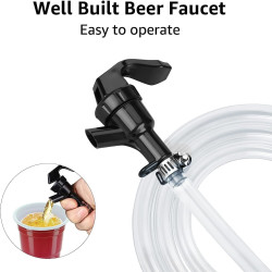 Picnic Faucet & Beer Line Assembly - Ball Lock Disconnect