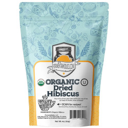 Organic Dried Hibiscus Flowers (4oz)