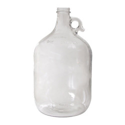 Clear One Gallon Glass Jug