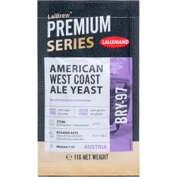 LalBrew Premium American West Coast Ale Yeast 11 Grams