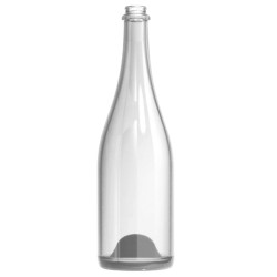 750 mL Champagne Flint Crown 26mm - Case of 12