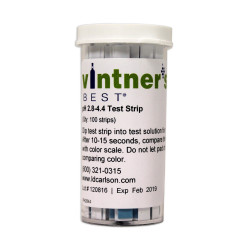 Vintner's Best® Ph Papers Wine Range 2.8-4.4 100/Vial