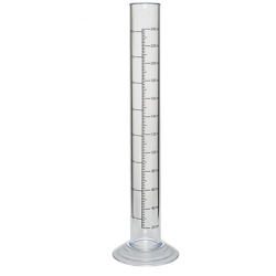 12" One-Piece Plastic Hydrometer Test Jar