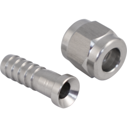 Stainless Flare Fitting Set 1/4 in. Swivel Nut & Barb