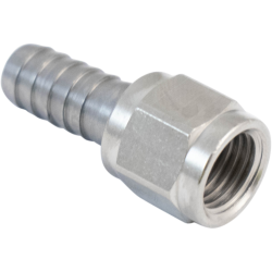 Flare Fitting 1/4" Swivel Nut & 5/16" Barb