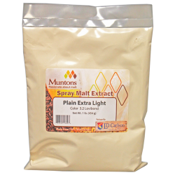 Muntons Plain Extra Light Spray Dried Malt Extract 3 Lb