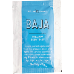 CellarScience® BAJA Dry Yeast | Mexican Lager | Premium Beer Yeast